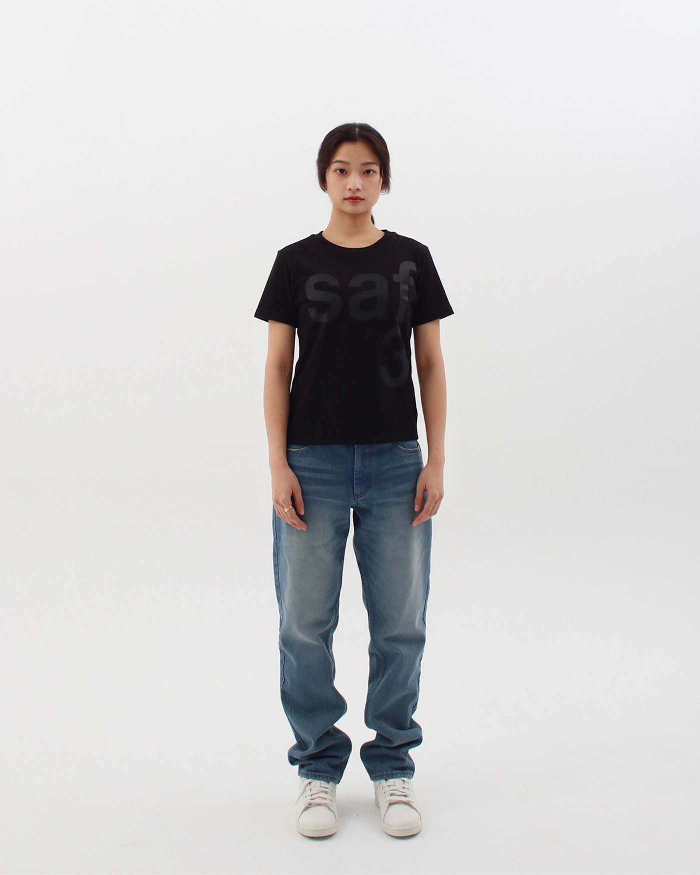 SAFARISPOT 1/2 BASIC SAFARI TEE BLACK